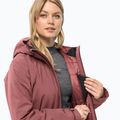 Jack Wolfskin women's winter jacket Heidelstein Ins red ochre 5