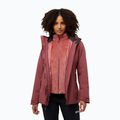 Jack Wolfskin women's Rotwand 3In1 fleece sweatshirt red ochre 2