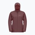 Jack Wolfskin women's Moonrise 3In1 jacket red ochre 2