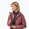 Jack Wolfskin women's Moonrise 3In1 jacket red ochre 4