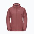 Jack Wolfskin women's Moonrise 3In1 jacket red ochre 8