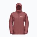 Jack Wolfskin women's Moonrise 3In1 jacket red ochre 9