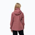 Jack Wolfskin Stormy Point 2L women's rain jacket red ochre 2