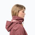 Jack Wolfskin Stormy Point 2L women's rain jacket red ochre 3