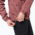 Jack Wolfskin Stormy Point 2L women's rain jacket red ochre 6