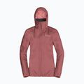 Jack Wolfskin Stormy Point 2L women's rain jacket red ochre 8