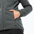 Women's softshell jacket Jack Wolfskin Windhain Hoody slate green 5
