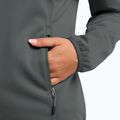 Women's softshell jacket Jack Wolfskin Windhain Hoody slate green 6