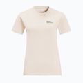 Jack Wolfskin Essential women's trekking t-shirt panna cotta 3