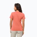 Women's trekking t-shirt Jack Wolfskin Essential warm amber 2