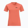 Women's trekking t-shirt Jack Wolfskin Essential warm amber 3