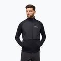 Jack Wolfskin men's fleece sweatshirt Dormer black