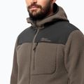 Jack Wolfskin men's fleece jacket Kammweg Pile Fz cold coffee 4