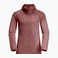 Jack Wolfskin women's fleece jacket Kolbenberg Hooded Fz mineral red 7