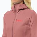 Jack Wolfskin women's fleece jacket Kolbenberg Hooded Fz mineral red 4
