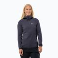 Jack Wolfskin women's fleece jacket Kolbenberg Hooded Fz graphite
