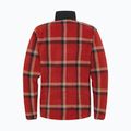 Men's Jack Wolfskin Fleece Sweatshirt Felslicht Check intense rust 7