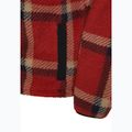 Men's Jack Wolfskin Fleece Sweatshirt Felslicht Check intense rust 9