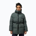 Jack Wolfskin women's down jacket Kirschallee slate green 3