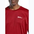 Men's trekking t-shirt Jack Wolfskin Tech T adrenaline red 4