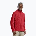 Men's Jack Wolfskin Taunus Fz fleece sweatshirt adrenaline red