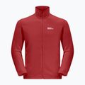 Men's fleece sweatshirt Jack Wolfskin Taunus Fz adrenaline red 8