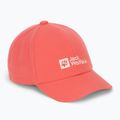 Children's baseball cap Jack Wolfskin sunset coral