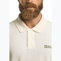 Jack Wolfskin men's polo shirt Essential cotton white 4