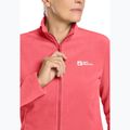 Jack Wolfskin women's fleece jacket Taunus Fz sunset coral 4