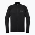 Men's trekking sweatshirt Jack Wolfskin Prelight Full Zip black 7