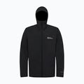 Men's rain jacket Jack Wolfskin Tempest 2l black 9