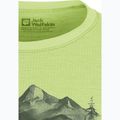 Children's T-shirt Jack Wolfskin Hiking Graphic T print cool matcha 7