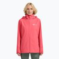 Women's rain jacket Jack Wolfskin Trailtime 2L sunset coral