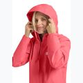 Jack Wolfskin women's rain jacket Trailtime 2L sunset coral 5