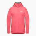 Jack Wolfskin women's rain jacket Trailtime 2L sunset coral 8