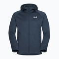Men's trekking sweatshirt Jack Wolfskin Peak District Hooded Full Zip midnight sky 7