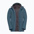 Men's insulated jacket Jack Wolfskin Glacier Shield aluminium blue 9