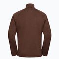 Men's trekking sweatshirt Jack Wolfskin Peak District Full Ziphot choc 8