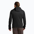 Men's trekking sweatshirt Jack Wolfskin Peak District Hooded Full Zip black 3