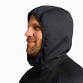 Men's trekking sweatshirt Jack Wolfskin Peak District Hooded Full Zip black 4