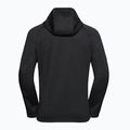 Men's trekking sweatshirt Jack Wolfskin Peak District Hooded Full Zip black 8