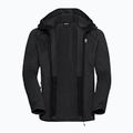 Men's trekking sweatshirt Jack Wolfskin Peak District Hooded Full Zip black 9