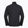 Men's trekking sweatshirt Jack Wolfskin Peak District Full Zip black 8