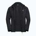 Men's trekking sweatshirt Jack Wolfskin Peak District Full Zip black 9