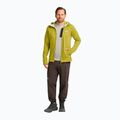 Men's trekking sweatshirt Jack Wolfskin Peak District Hooded Full Zip chartreuse 2
