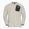Men's longsleeve Jack Wolfskin Prelight Trail Crew pale sand 5