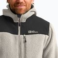 Men's fleece sweatshirt Jack Wolfskin Kammweg Pile Fz pale sand 4