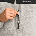 Men's fleece sweatshirt Jack Wolfskin Kammweg Pile Fz pale sand 5