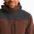 Men's fleece sweatshirt Jack Wolfskin Kammweg Pile Fz hot choc 4