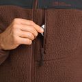 Men's fleece sweatshirt Jack Wolfskin Kammweg Pile Fz hot choc 5